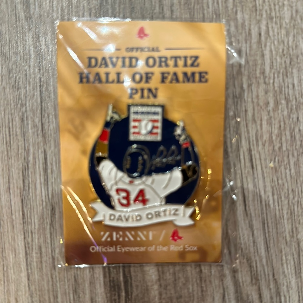 David Ortiz Hall of Fame Pin